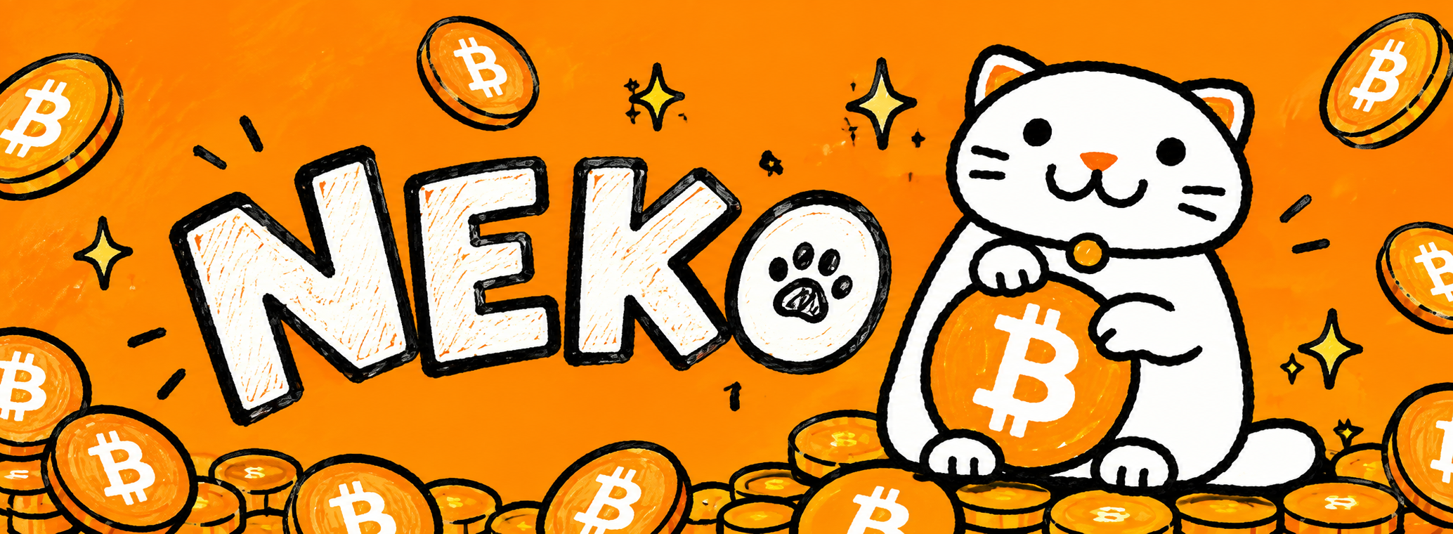 NEKO Bitcoin cat banner